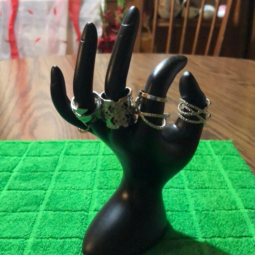 8 boho rings